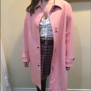 Burberry Pink Raincoat